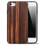 Wholesale iPhone 7 Wood Armor Hybrid Case (Design 1)